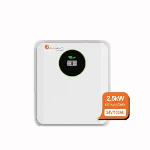 Felicity Solar 2.5KW 24V 100AH FLA Lithium Battery