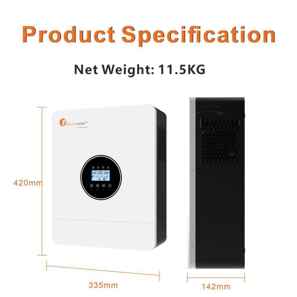 Felicity Solar 6KW 48V IVEM6048- II With Wifi