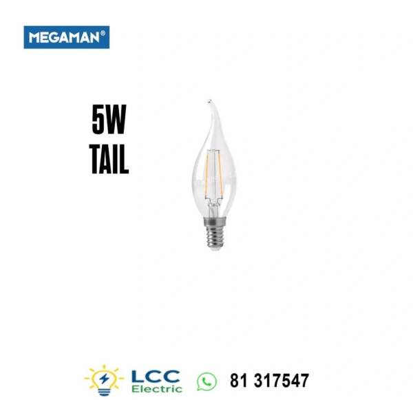 Brilliant Bulb Candle Tail Clear 5W E14 Megaman