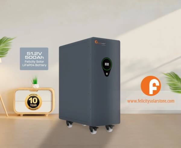 Felicity Solar 25KW 48V 500AH FLA Lithium Battery