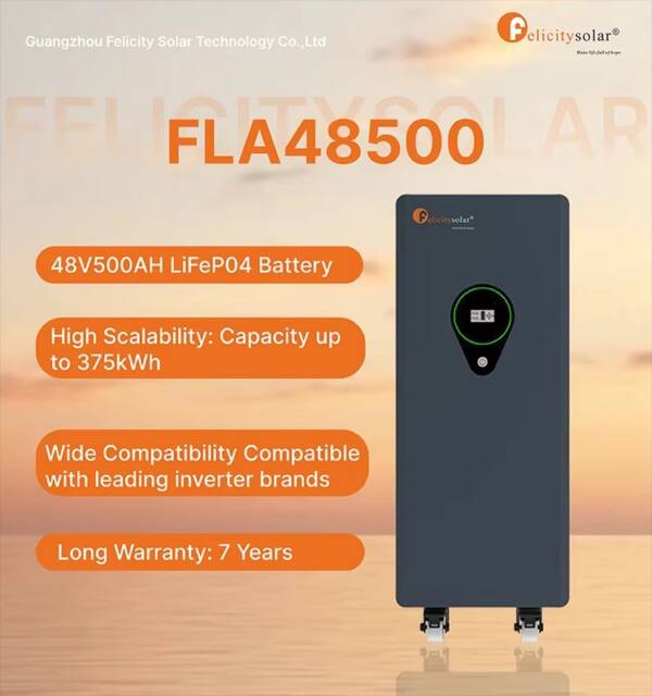 Felicity Solar 25KW 48V 500AH FLA Lithium Battery