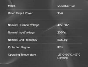 Felicity Solar 5KW 48V IVGM5048 Hybrid Inverter - Solar Inverter Lebanon 