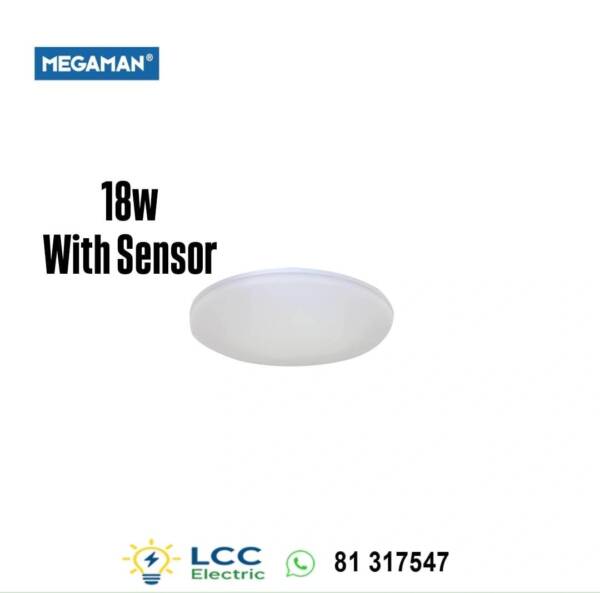 Bright Spot Aparent 18W CCT With Sensor Megaman