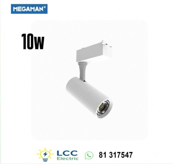 Brilliant Led Tracklight 10W White Finish