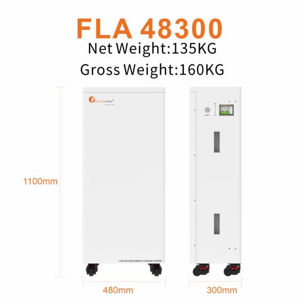 Felicity Solar 15KW 48V 300AH FLA Lithium Battery