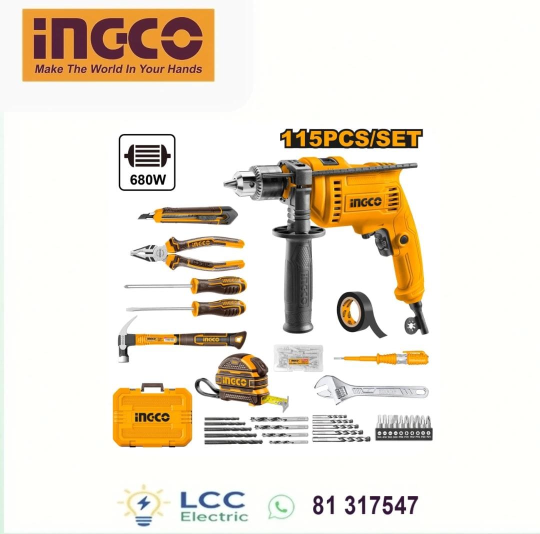 High Quality INGCO 115 Pcs Tools Set