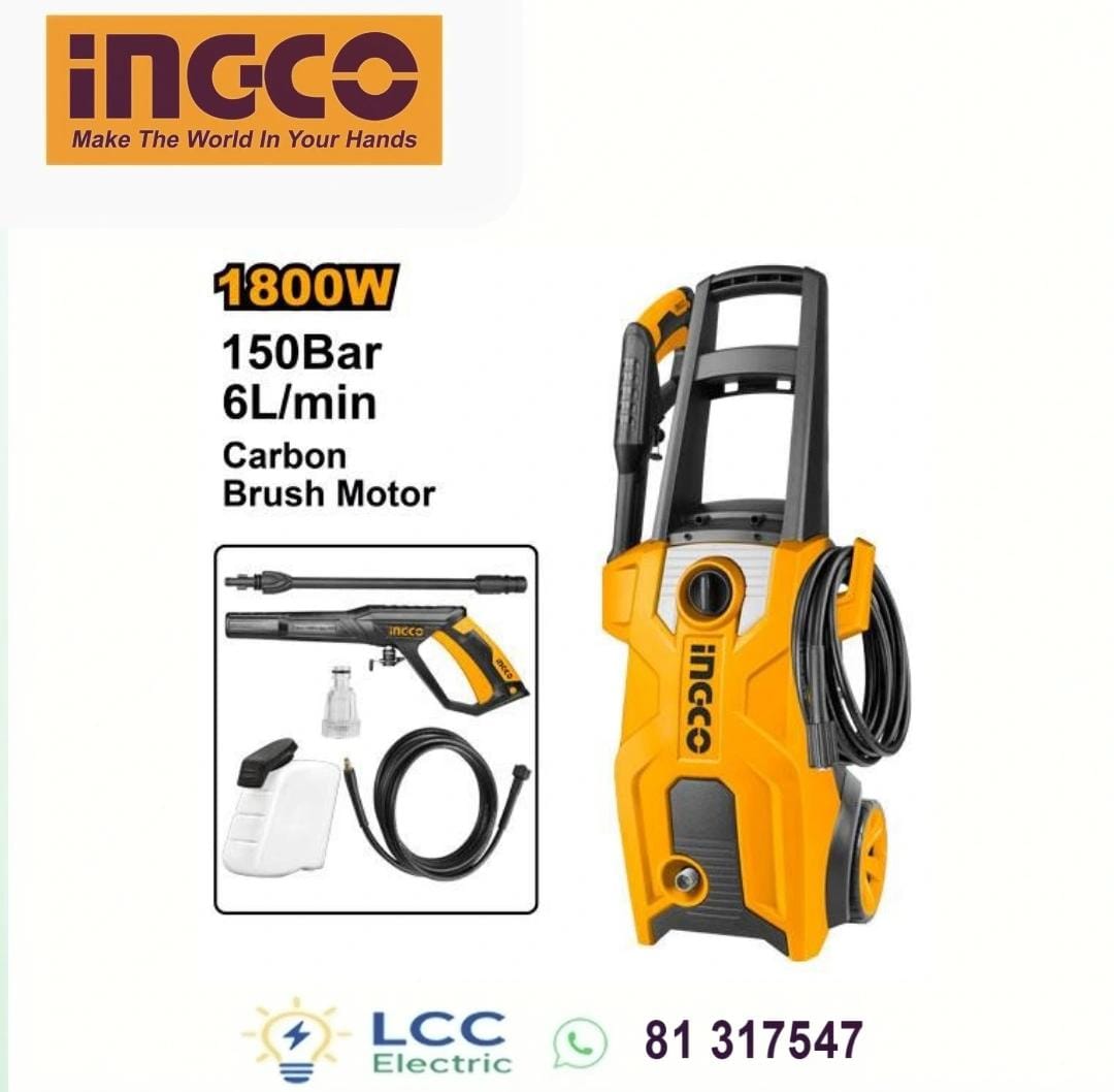 High Quality INGCO High Pressure Washer 1800W