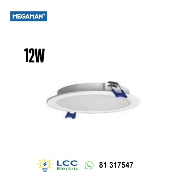 Brilliant LED Backlit Downlight Round SMD 12W Megaman