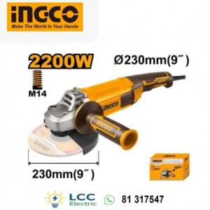 High Quality INGCO Angle Grinder 2200W