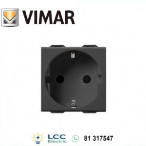 Elegant Vimar 2P+E 16A German SICURY Outlet Carbon