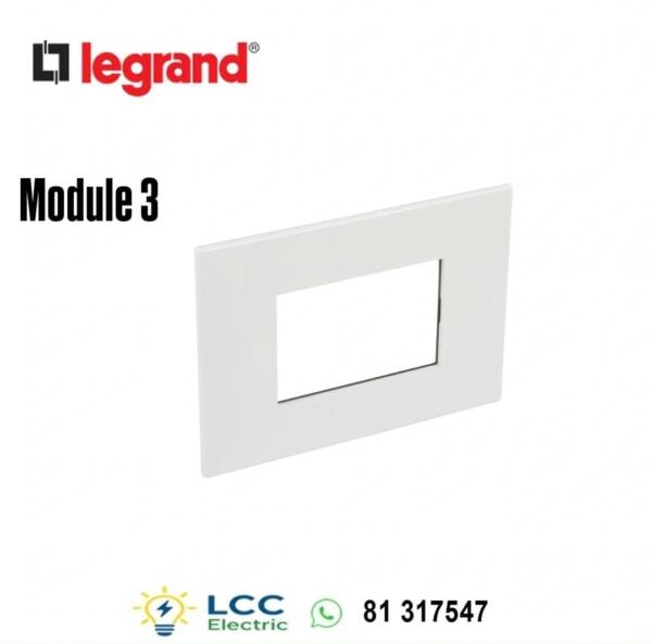 Legrand plate 3 module Arteor
