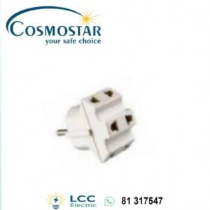 Cosmostar 3 Way Wall Socket 16A 250V