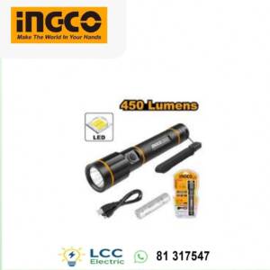 High quality INGCO Rechargeable Flash Light 125G