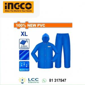 High Quality Ingco 2 PCS XL Rain Coat Set