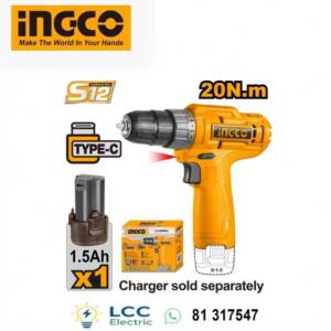 High Quality INGCO Cordless Drill 1.5Ah