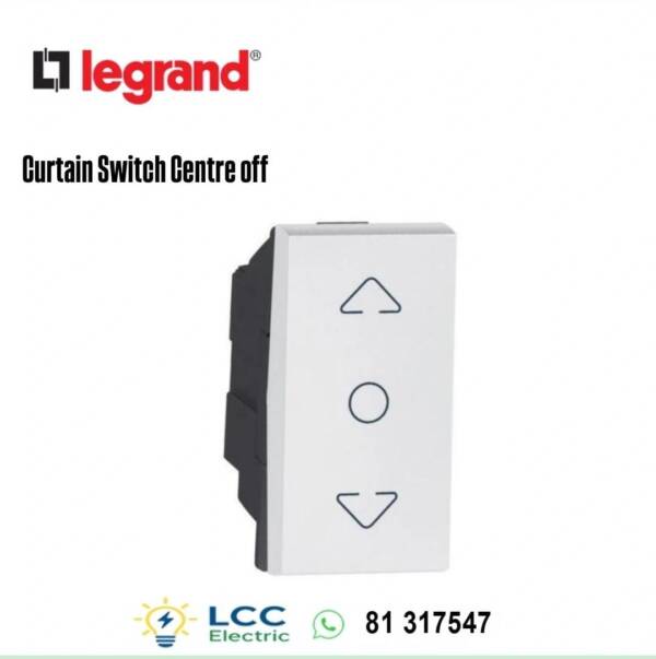 Curtain Switch Centre Off Arteor Legrand