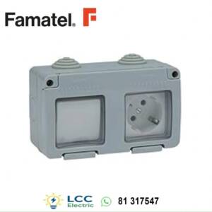 Powerful Switch Recessed Base Famatel 250V
