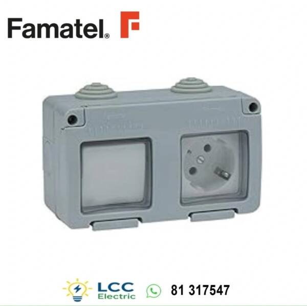 Powerful Switch Recessed Base Famatel 250V
