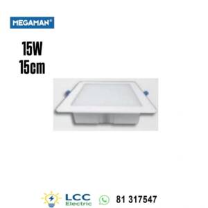 Brilliant Led Backlit Downlight Square SMD 15W Megaman