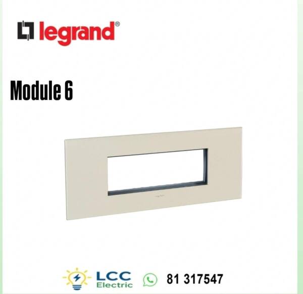 Legrand Plate 6 Module Arteor