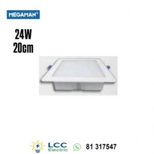 Brilliant Led Backlit Downlight Square SMD 24W Megaman