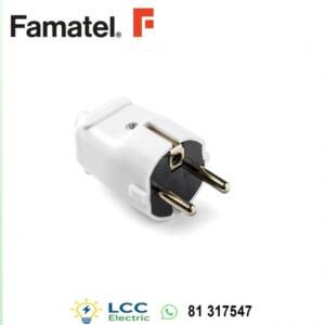 Powerful Schuko Plug 4.8mm Earth 250V Famatel