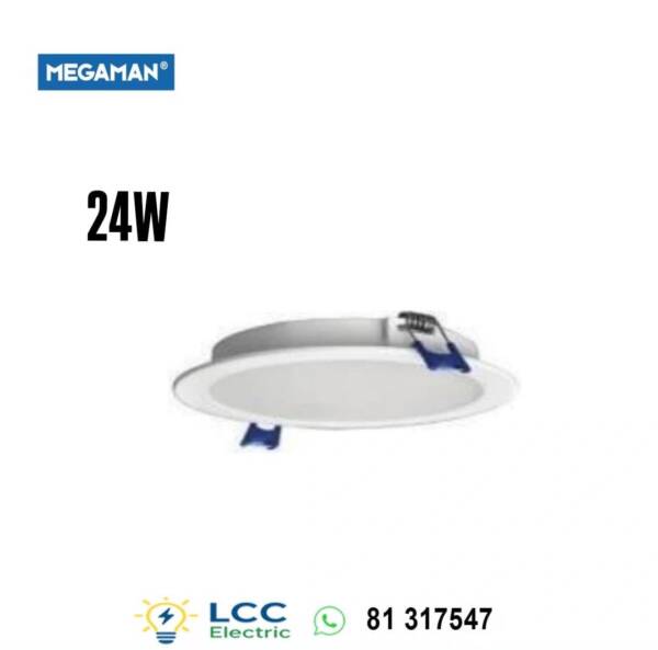 Brilliant LED Backlit Downlight Round CCT 24W Megaman