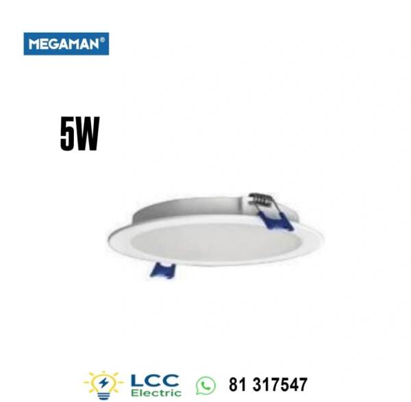Brilliant LED Backlit Downlight Round 5W Megaman