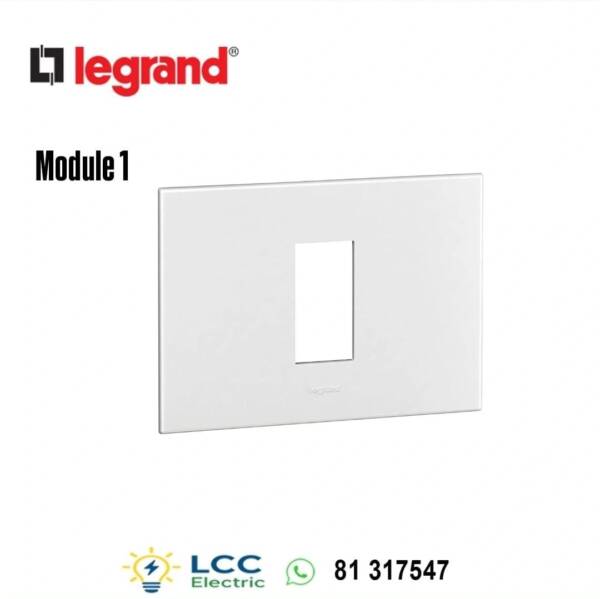 Legrand plate 1 module Arteor