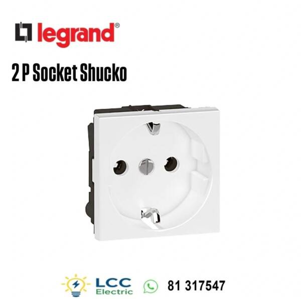 2P Socket Schuko Arteor Legrand