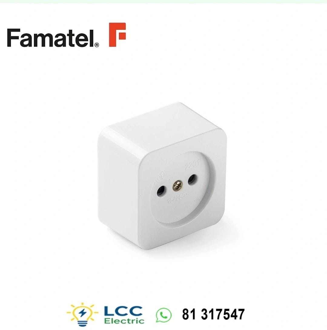 Powerful Famatel Porcelain Socket
