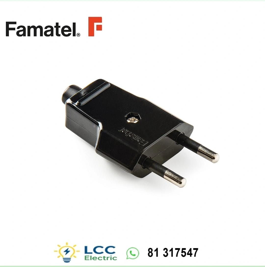 Powerful Famatel Plug 10A 250V Black