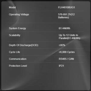 Felicity Solar High Voltage Energy Storage Lithium Battery Pack