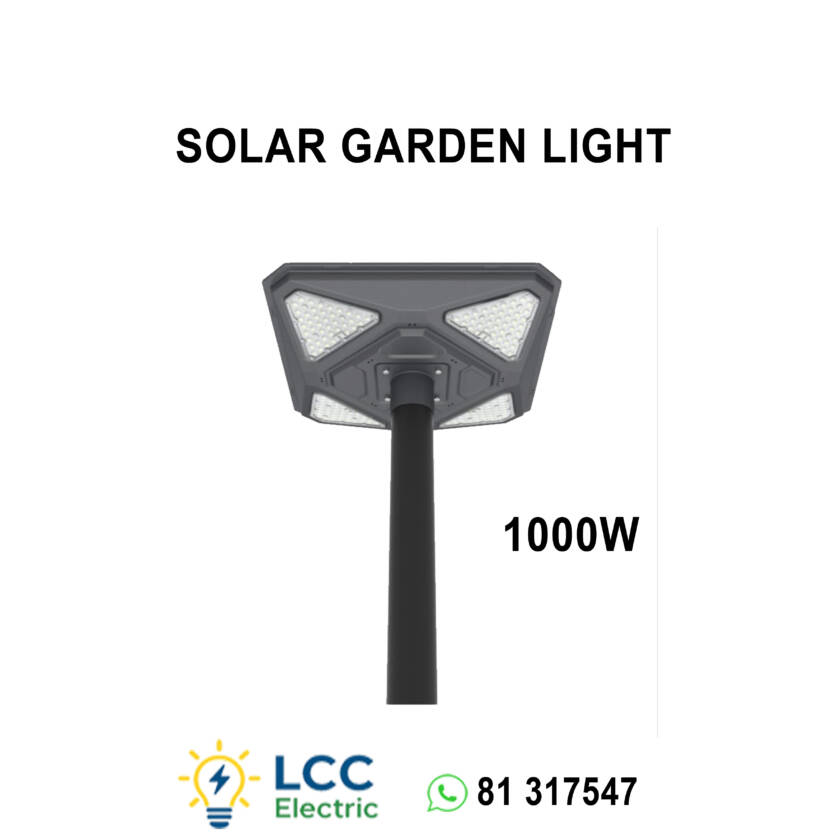 Strong Solar Light Powerful Outdoor Solar Garden Light 1000 W