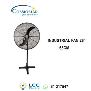 Powerful Cosmostar 26" 65cm Industrial Stand Fan – High Airflow Cooling