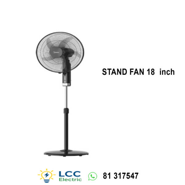 Powerful Electric Fan 18" – High Airflow Cooling