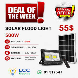Deal Of The Week - Outdoor Solar Projector 500W For Only 55$