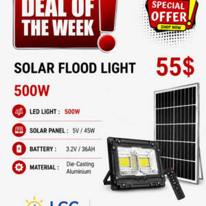 Deal Of The Week - Outdoor Solar Projector 500W For Only 55$