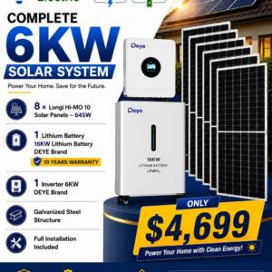 Professional Solar System Installation - Special Price 4699$