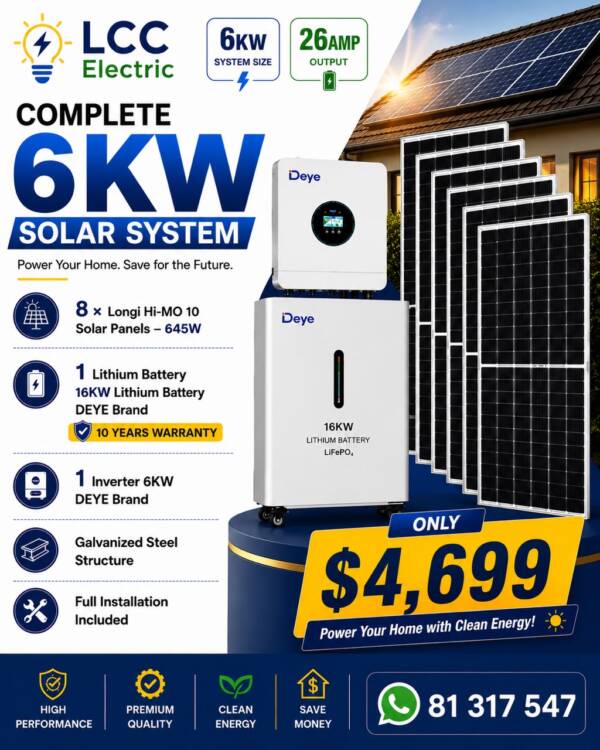 Professional Solar System Installation - Special Price 4699$