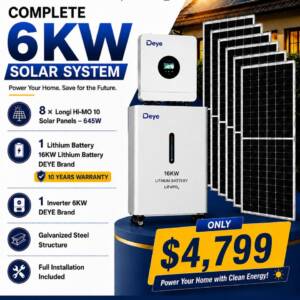 Professional Solar System Installation - Special Price 4799$