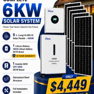 Professional Solar System Installation - Special Price 4449$