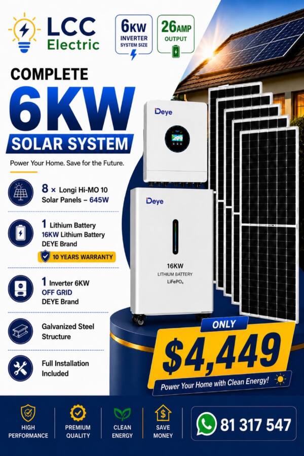Professional Solar System Installation - Special Price 4449$